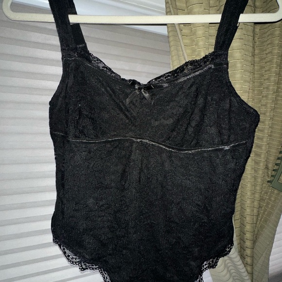 Tic Toc Tops - Black Bustier Tank Top